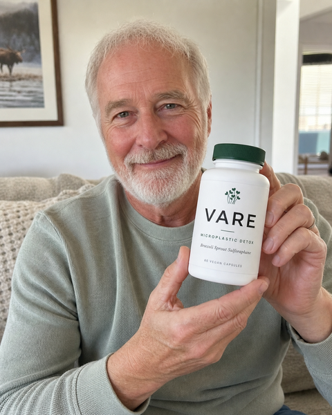 VARE customer holding product