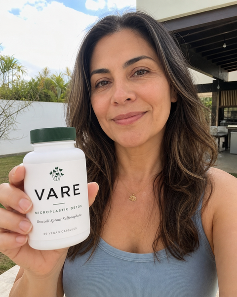 VARE customer holding product