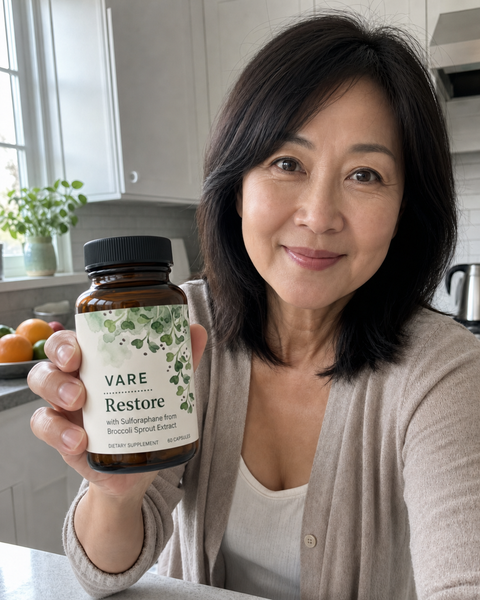 VARE customer holding product