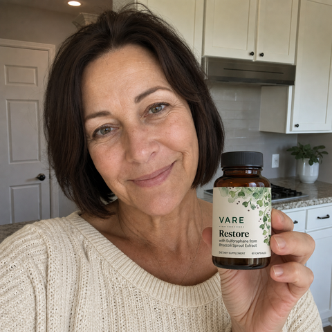 VARE customer holding product