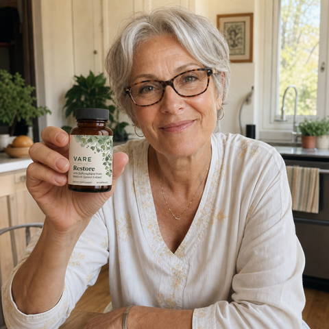 VARE customer holding product