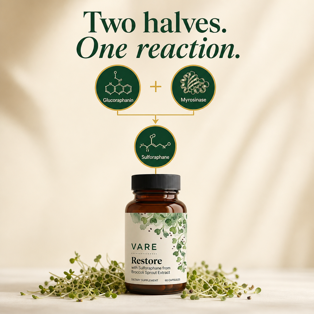 Two halves, one reaction