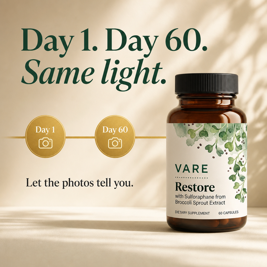 Day 1, Day 60, same light