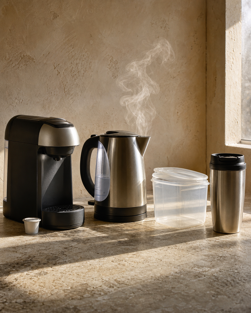 Everyday kitchen plastics that get hot