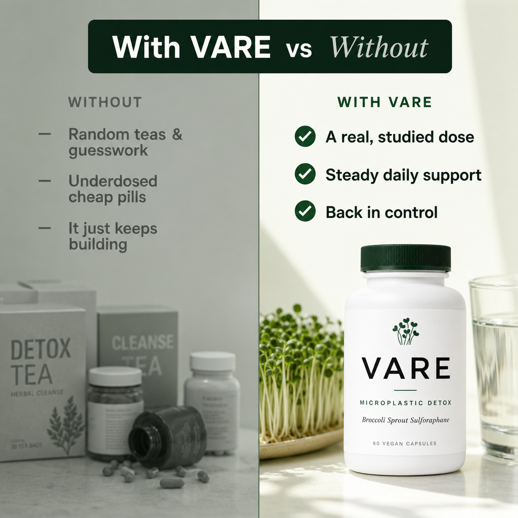 With vs without VARE